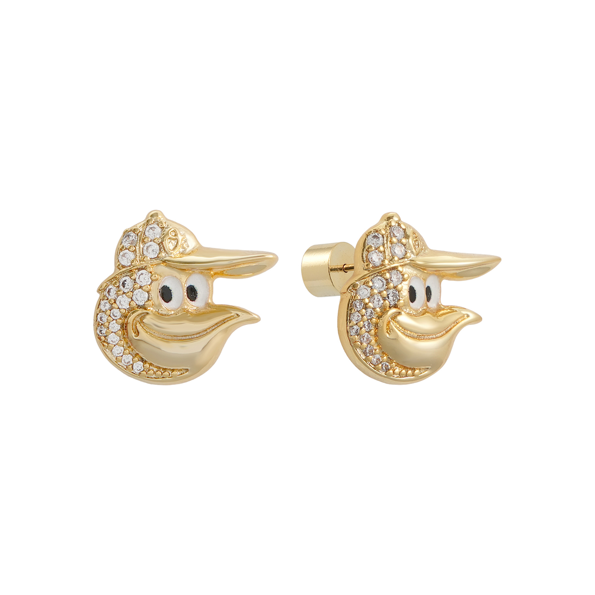 by Jill Martin Baltimore Orioles Glam Day Post Back Earrings