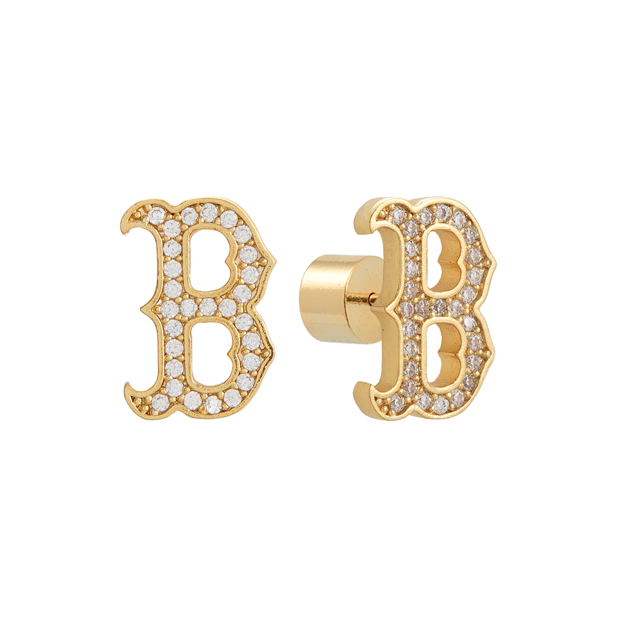 Boston Red Sox Glam Day Post Back Earrings