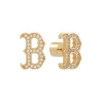 by Jill Martin Boston Red Sox Glam Day Post Back Earrings