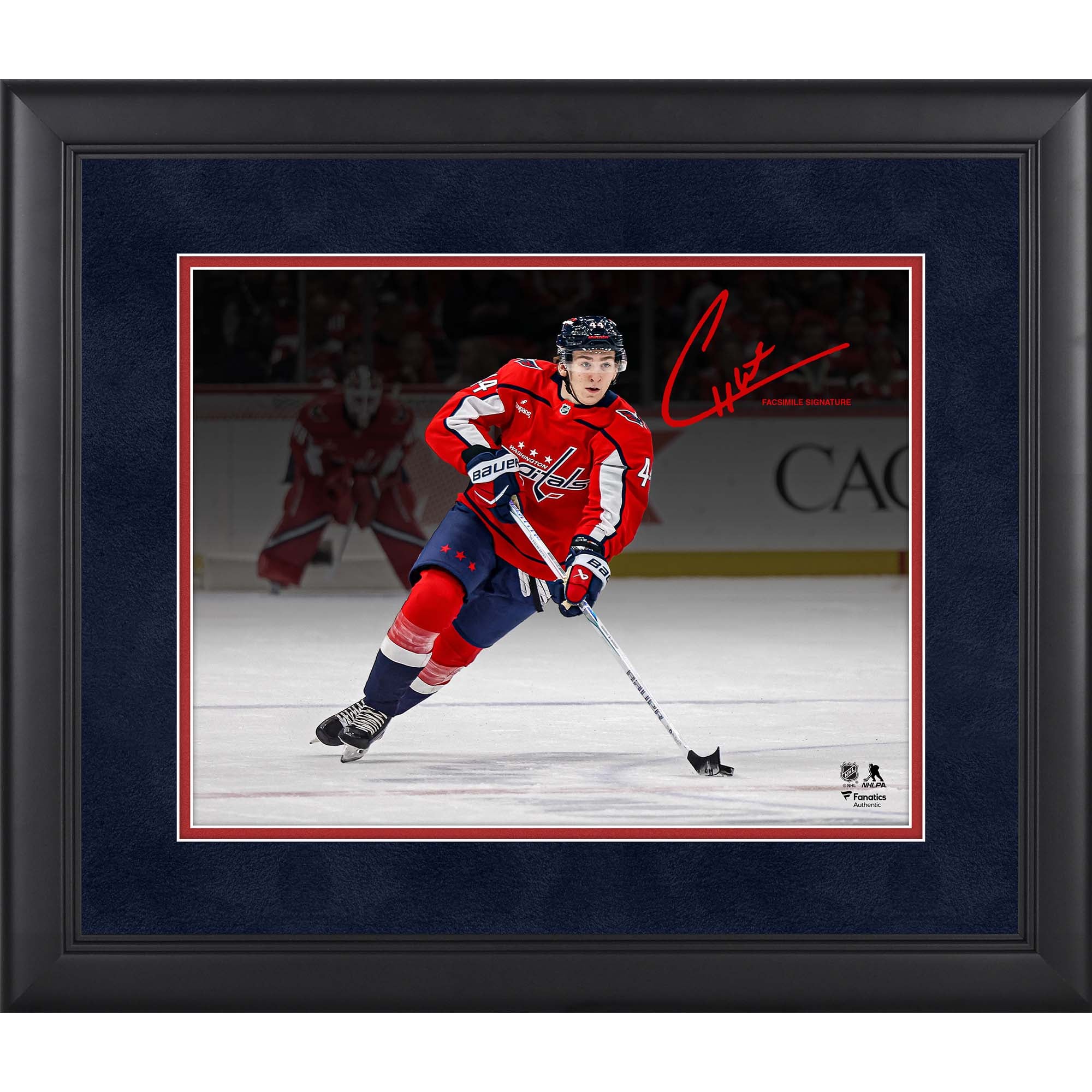 Cole Hutson Washington Capitals Facsimile Signature Framed 11" x 14" Spotlight Photograph