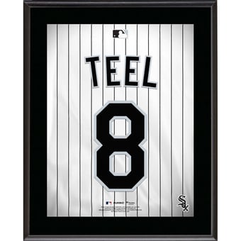 Kyle Teel Chicago White Sox 10.5" x 13" Jersey Number Sublimated Player Plaque