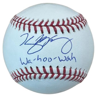 "Connelly Early Washington Nationals Autographed Baseball with ""Wa-hoo-wah"" Inscription"