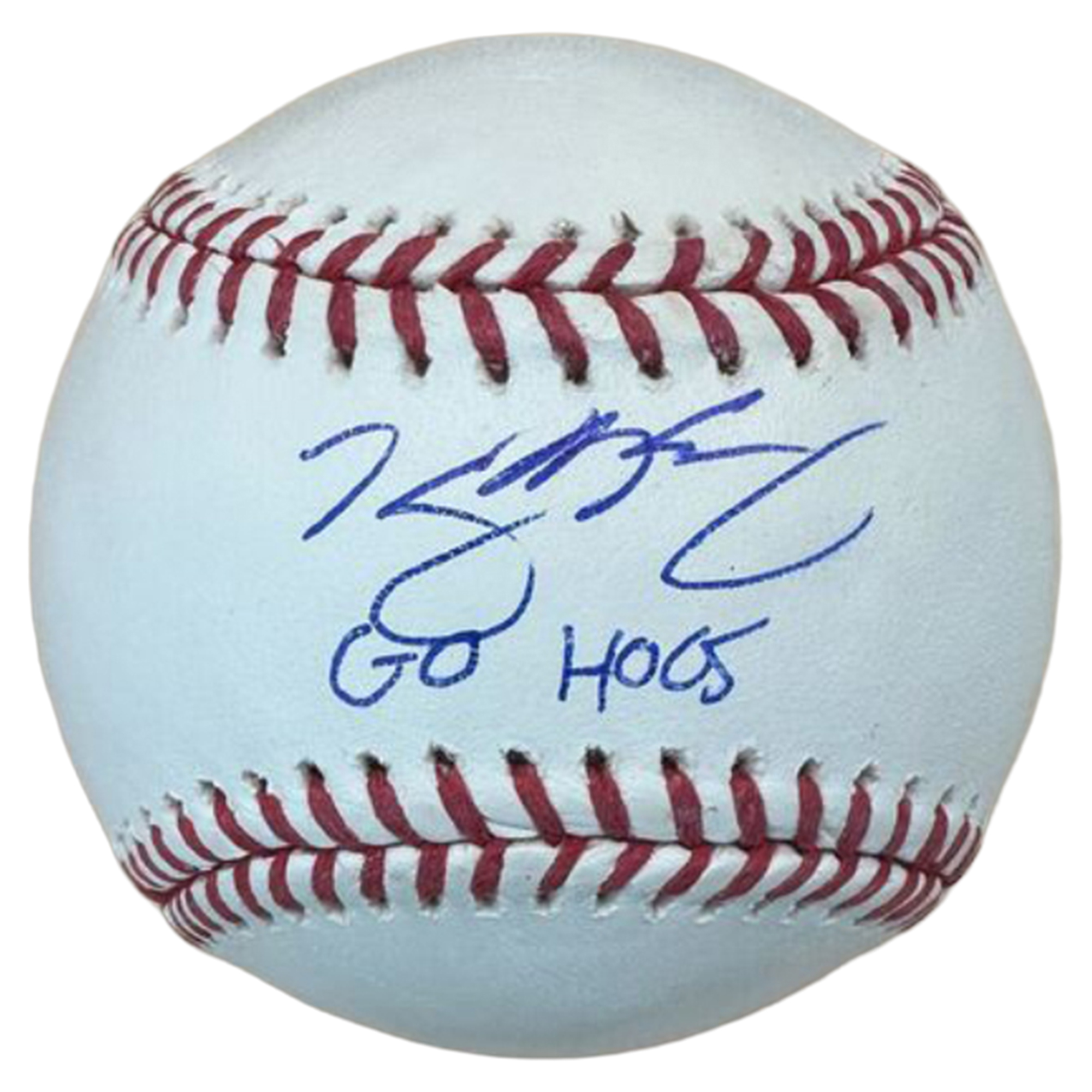 Connelly Early Washington Nationals Autographed Baseball with "GO HOOS" Inscription