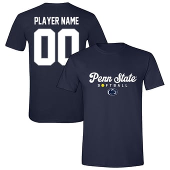 Unisex Navy Penn State Nittany Lions Collegiate Softball T-Shirt