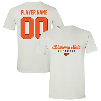 Unisex White Oklahoma State Cowboys Collegiate Softball T-Shirt