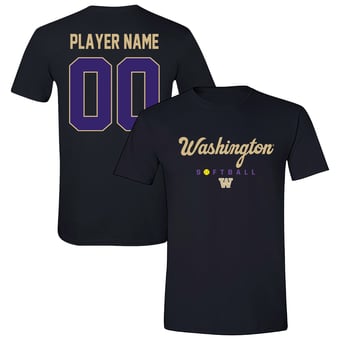Unisex Black Washington Huskies Collegiate Softball T-Shirt