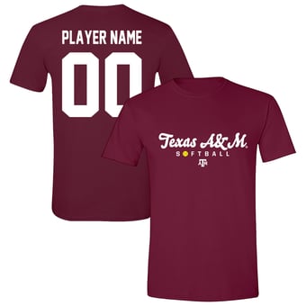 Unisex Maroon Texas A&M Aggies Collegiate Softball T-Shirt
