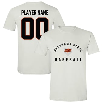 Unisex White Oklahoma State Cowboys Collegiate Baseball T-Shirt