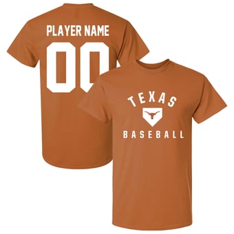 Unisex Texas Orange Texas Longhorns Collegiate Baseball T-Shirt