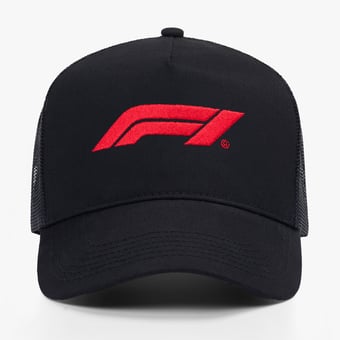 Unisex NAHMIAS x F1 Black Trucker Adjustable Hat