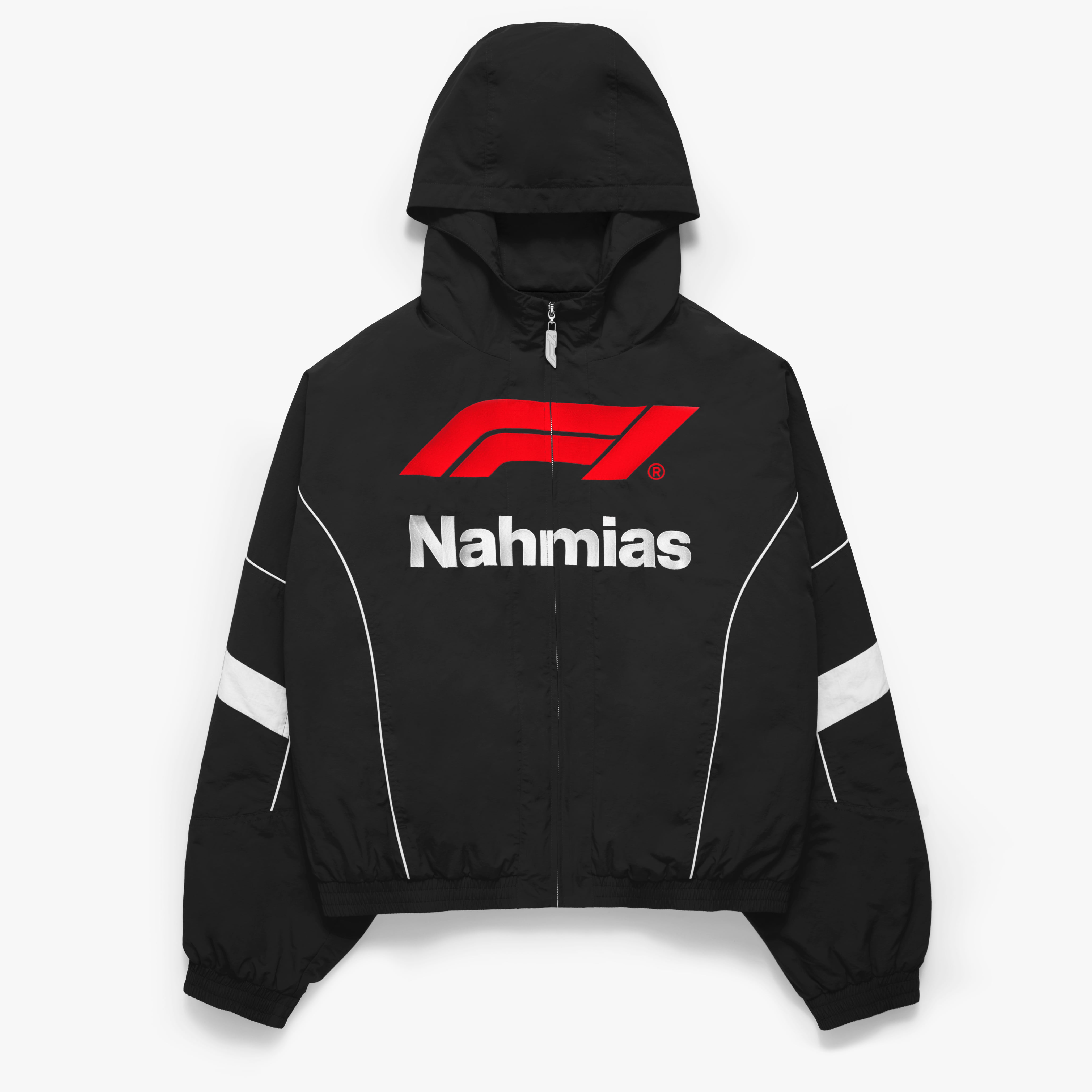 Unisex NAHMIAS x F1 Black Warm Up Full-Zip Race Jacket