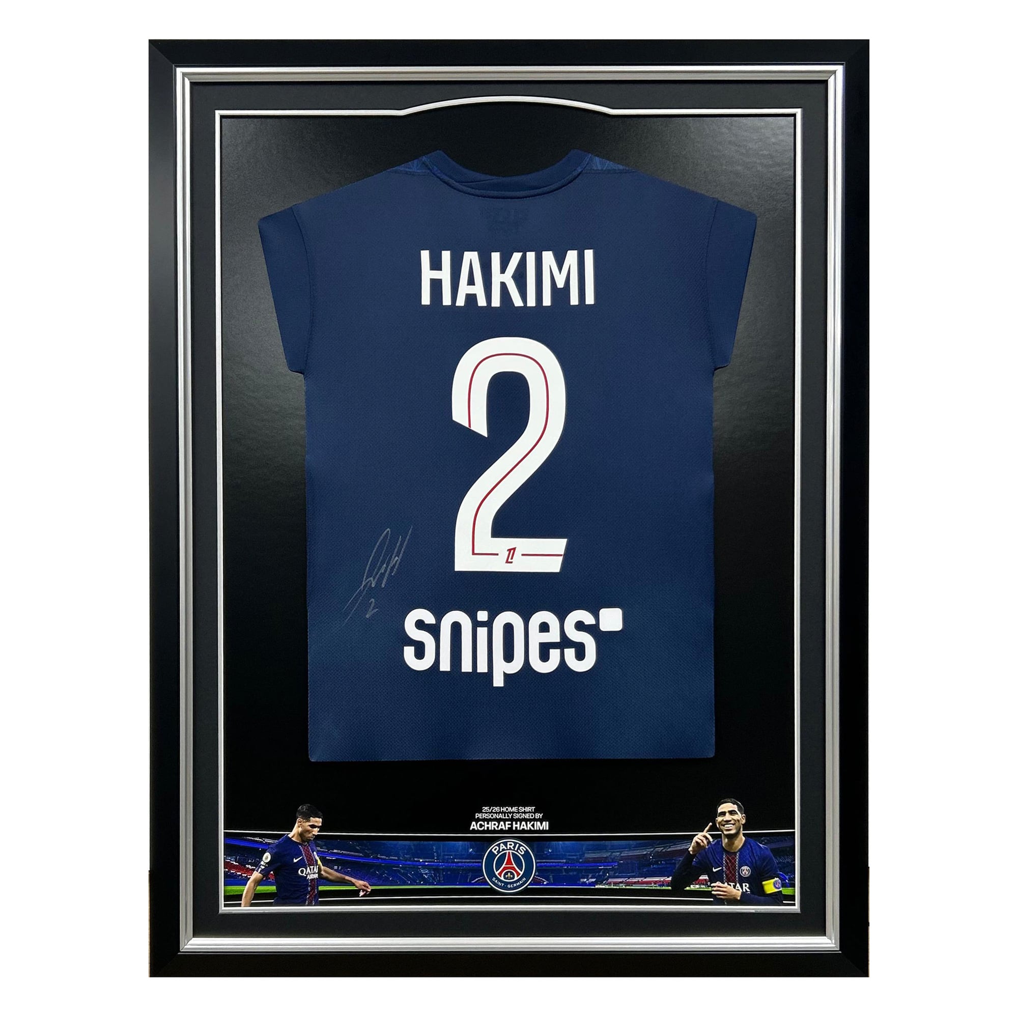 Maillot domicile Paris Saint-Germain 25/26 signé - Hakimi
