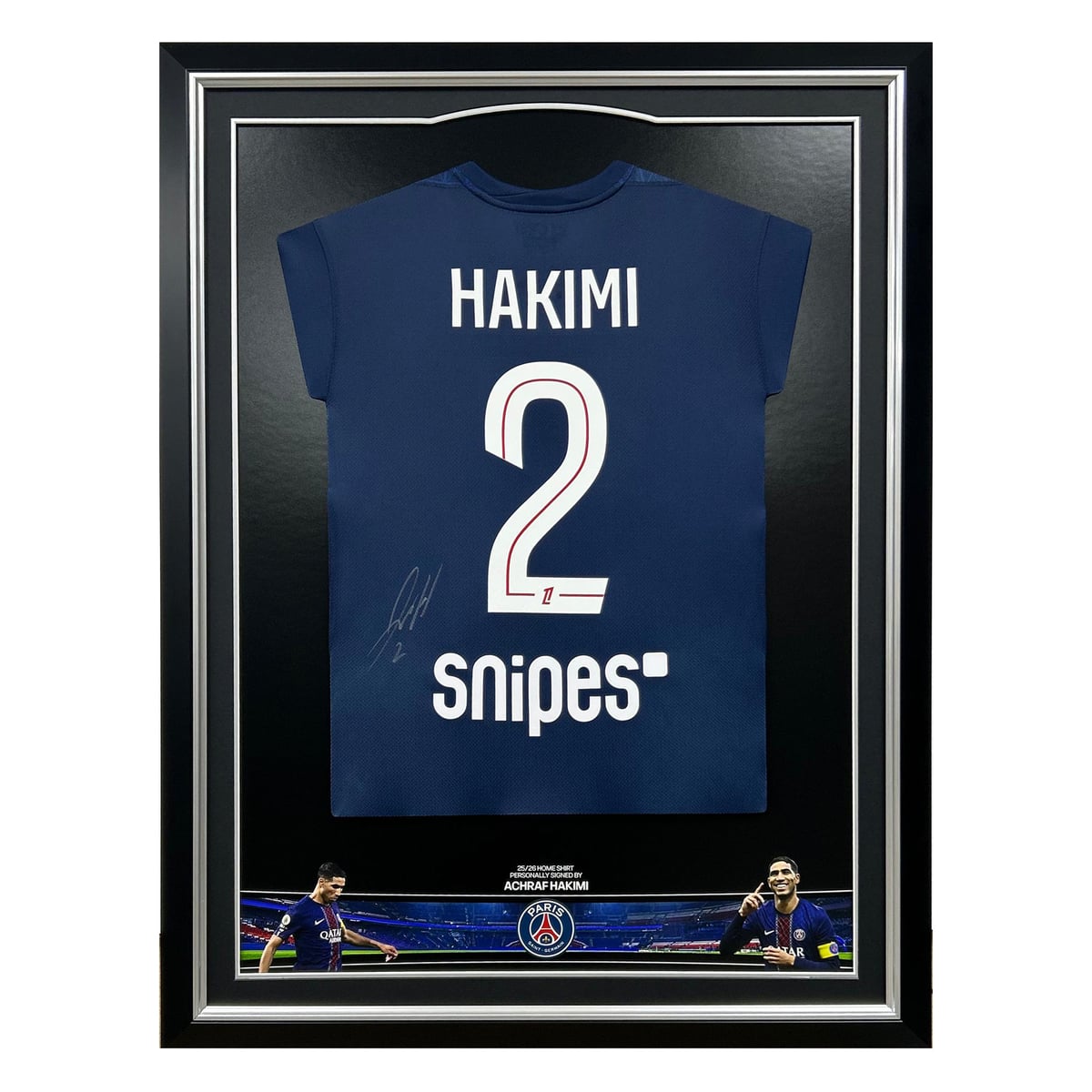 Maillot domicile Paris Saint-Germain 25/26 signé - Hakimi