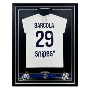 Maillot extérieur Paris Saint-Germain 25/26 signé - Barcola, vue 1