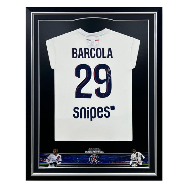 Maillot extérieur Paris Saint-Germain 25/26 signé - Barcola