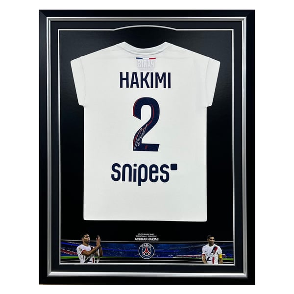 Maillot extérieur Paris Saint-Germain 25/26 signé - Hakimi