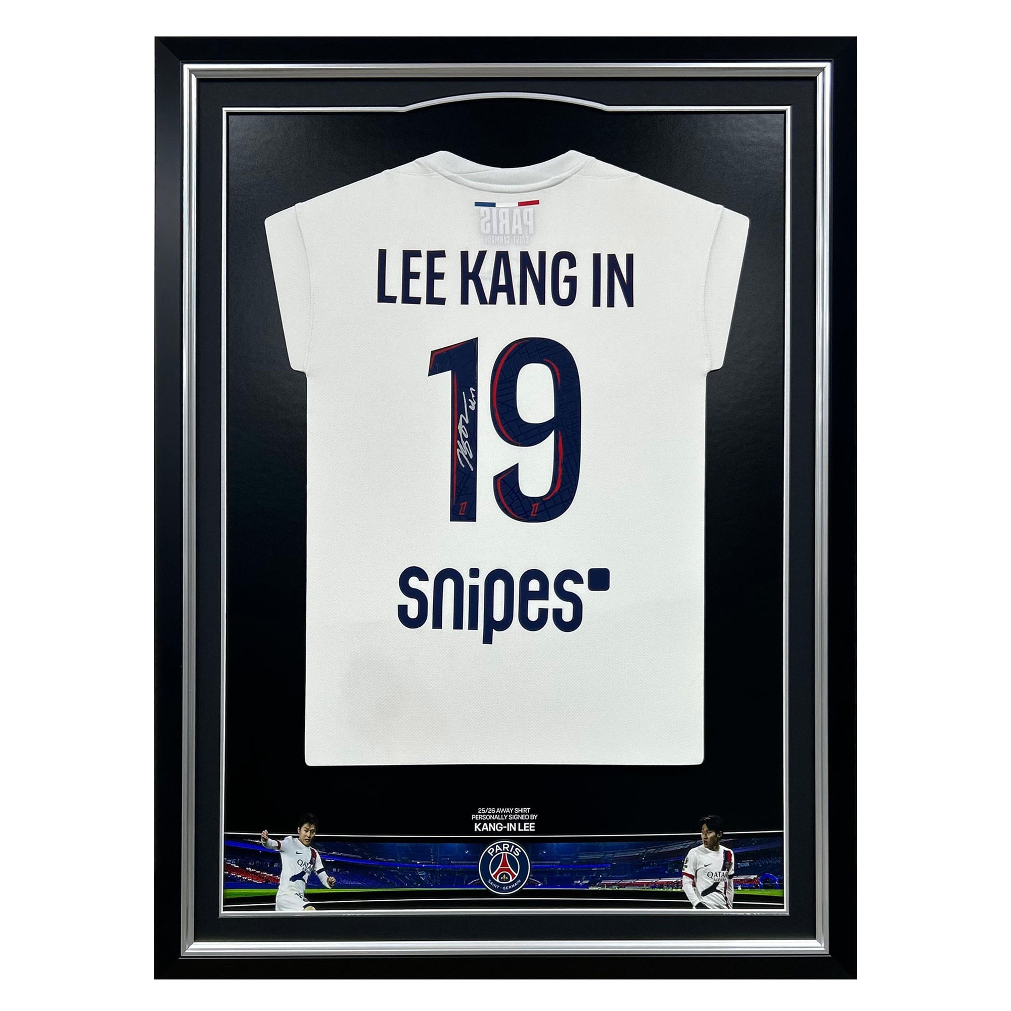 Maillot extérieur 2025-2026 du Paris Saint-Germain signé - Lee Kang-In
