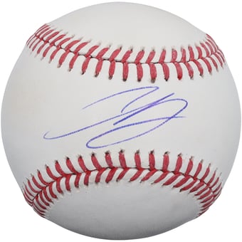 Chase Burns Cincinnati Reds Autographed Baseball