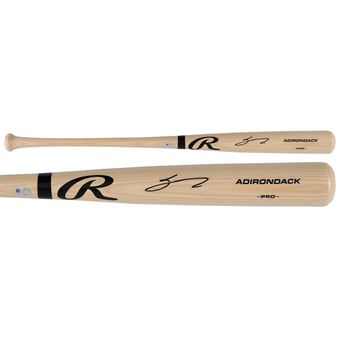Sal Stewart Cincinnati Reds Autographed Blonde Rawlings Pro Bat