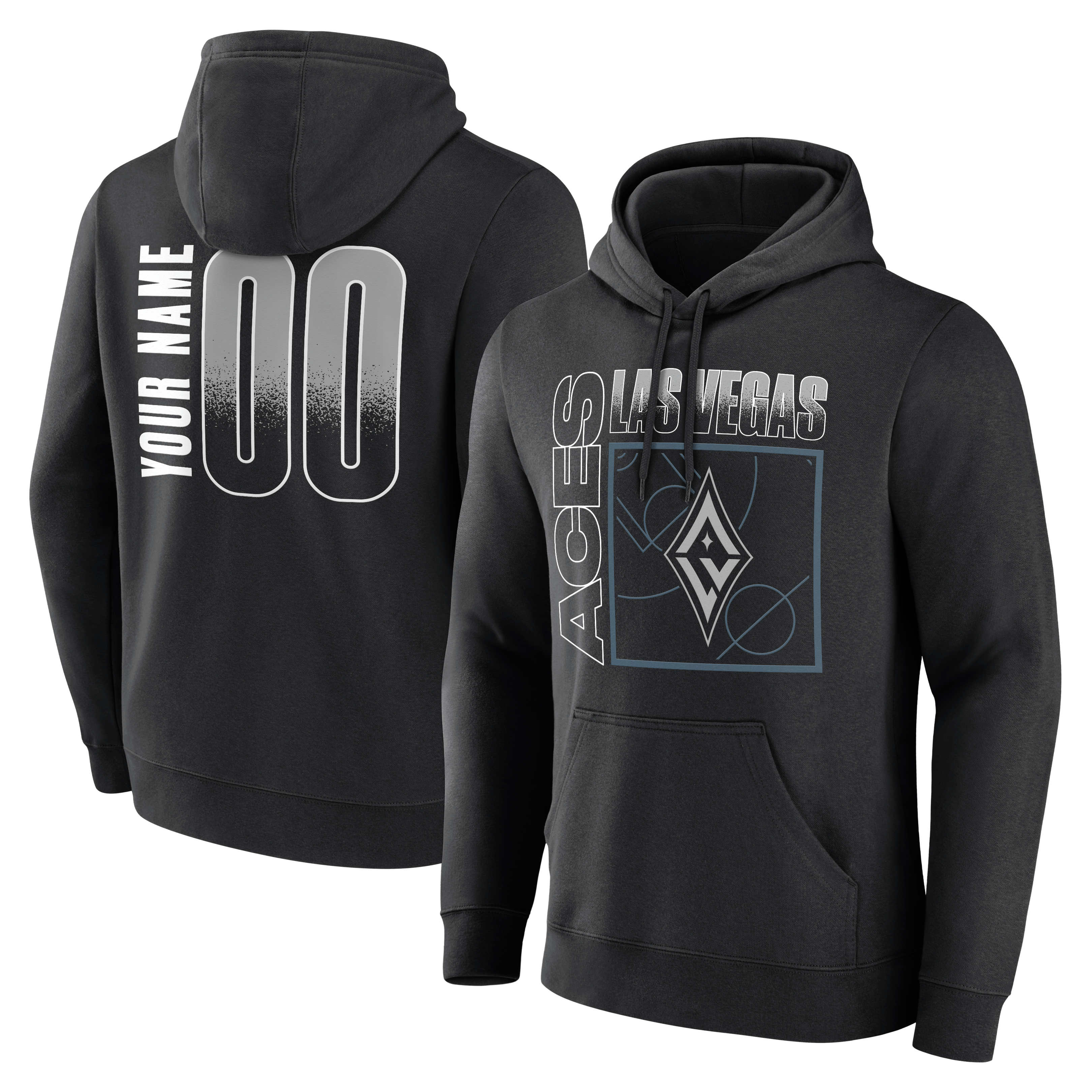 Men’s Black Las Vegas Aces Home Court Pop Personalized Name & Number Hoodie Men’s Black Las Vegas Aces Home Court Pop Personalized Name & Number Hoodie