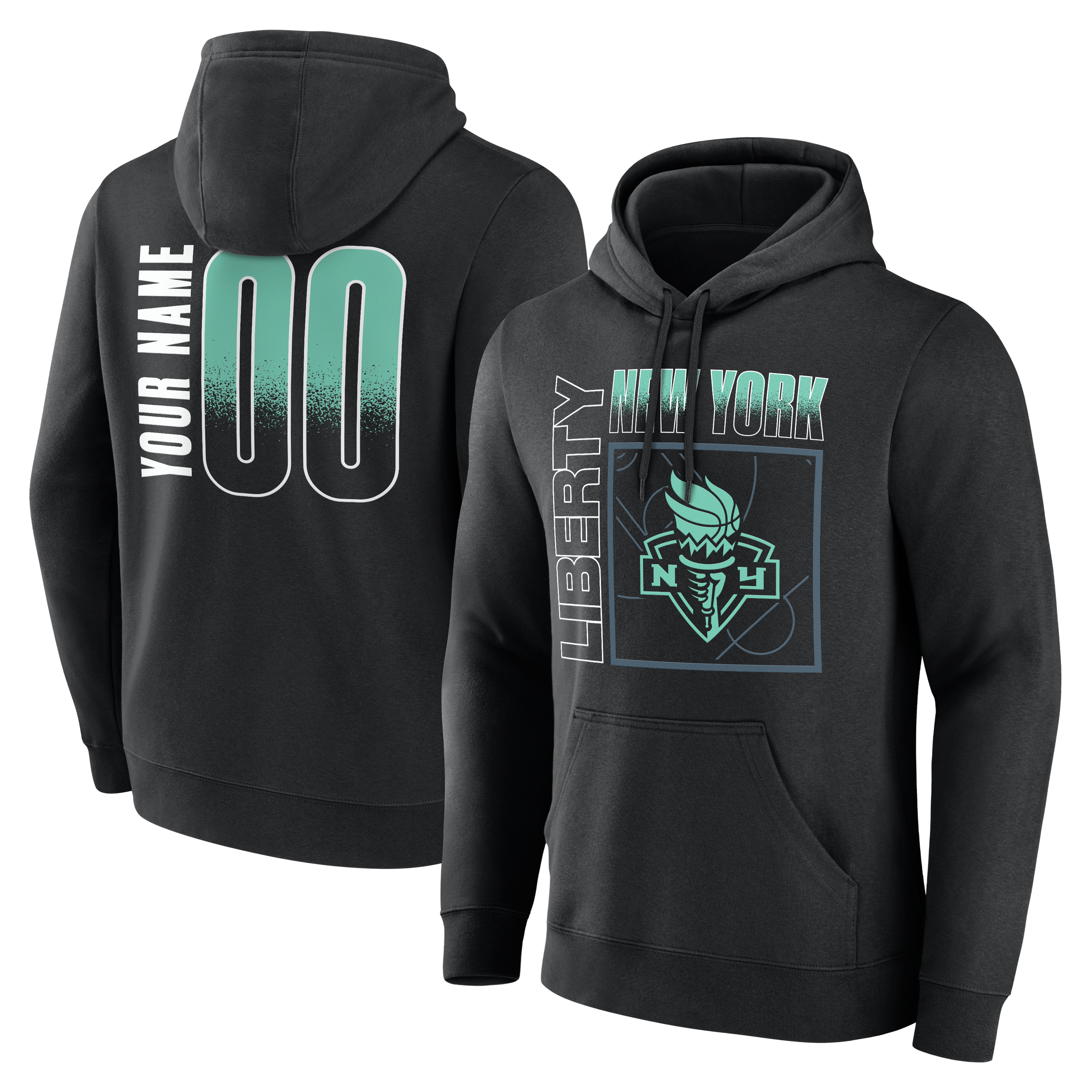 Men’s Black New York Liberty Home Court Pop Personalized Name & Number Hoodie Men’s Black New York Liberty Home Court Pop Personalized Name & Number Hoodie