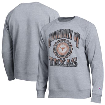 Men's Champion Heather Gray Texas Longhorns All-Star Sweatshirt