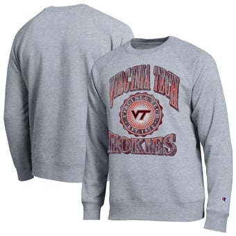 Men's Champion Heather Gray Virginia Tech Hokies All-Star Sweatshirt