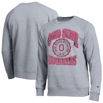Men's Champion Heather Gray Ohio State Buckeyes All-Star Sweatshirt