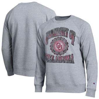 Men's Champion Heather Gray Oklahoma Sooners All-Star Sweatshirt