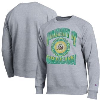 Men's Champion Heather Gray Oregon Ducks All-Star Sweatshirt