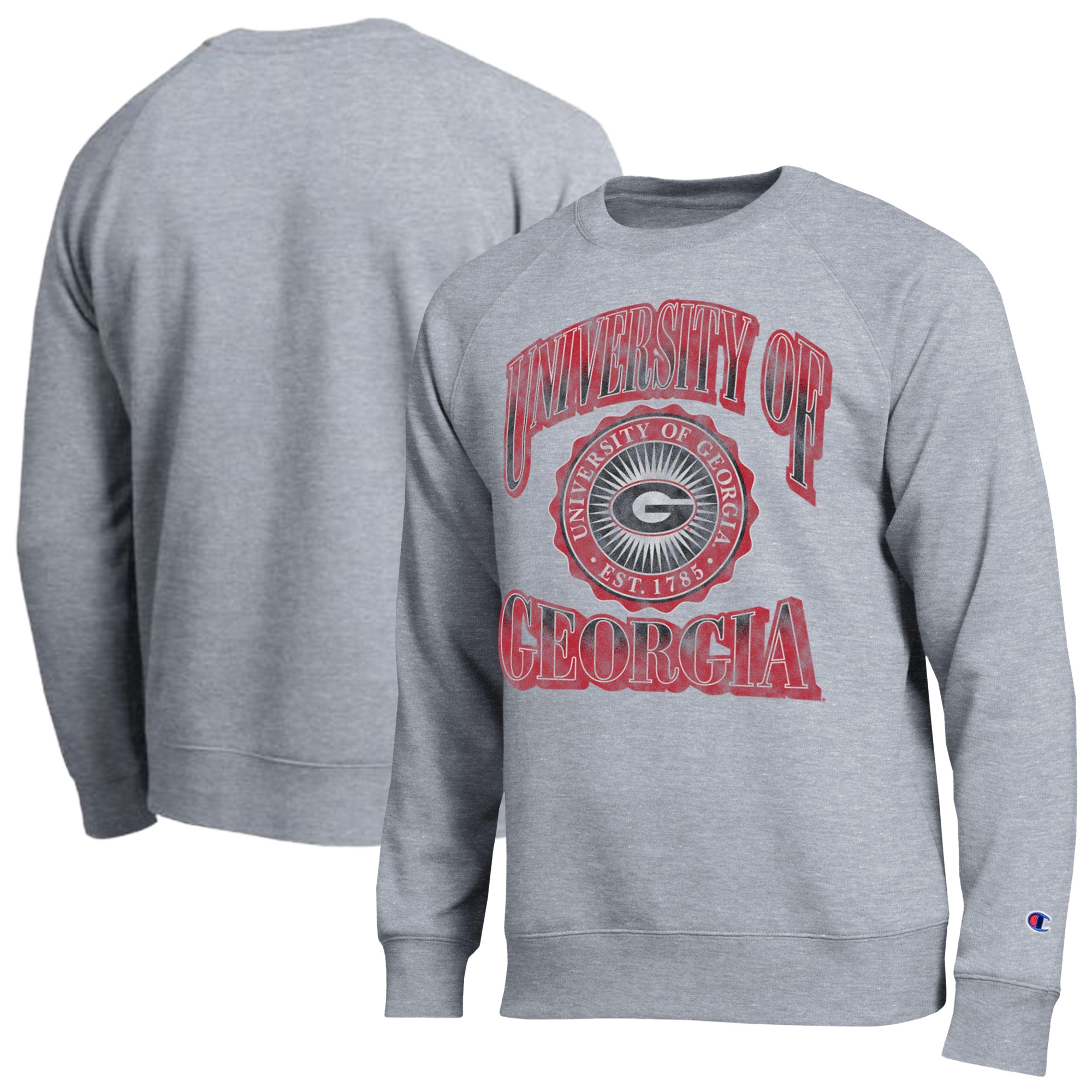 Men's Champion Heather Gray Georgia Bulldogs All-Star Sweatshirt