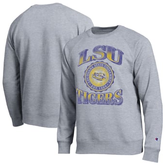 Men's Champion Heather Gray LSU Tigers All-Star Sweatshirt