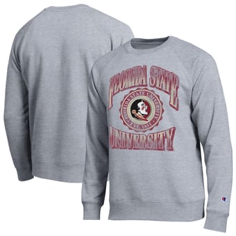 Men's Champion Heather Gray Florida State Seminoles All-Star Sweatshirt