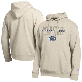 Men's Champion  Oatmeal Penn State Nittany Lions All-Star Neutral Stack Hoodie