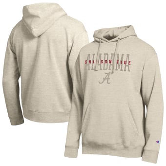 Men's Champion  Oatmeal Alabama Crimson Tide All-Star Neutral Stack Hoodie