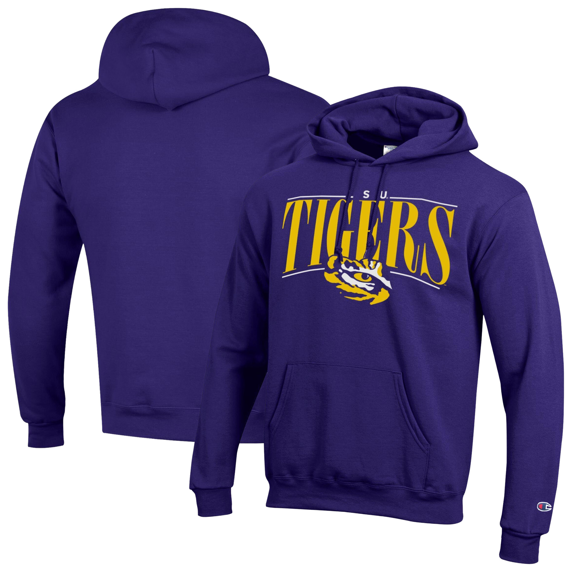 Men’s Champion Purple LSU Tigers Team Pride Powerblend Hoodie Men’s Champion Purple LSU Tigers Team Pride Powerblend Hoodie