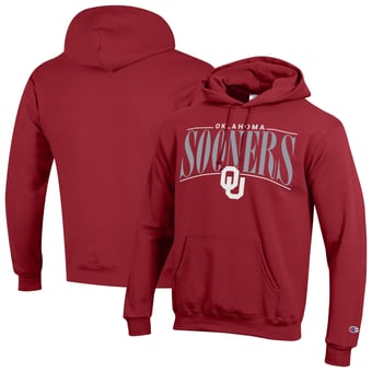 Men's Champion  Crimson Oklahoma Sooners Team Pride Powerblend Hoodie