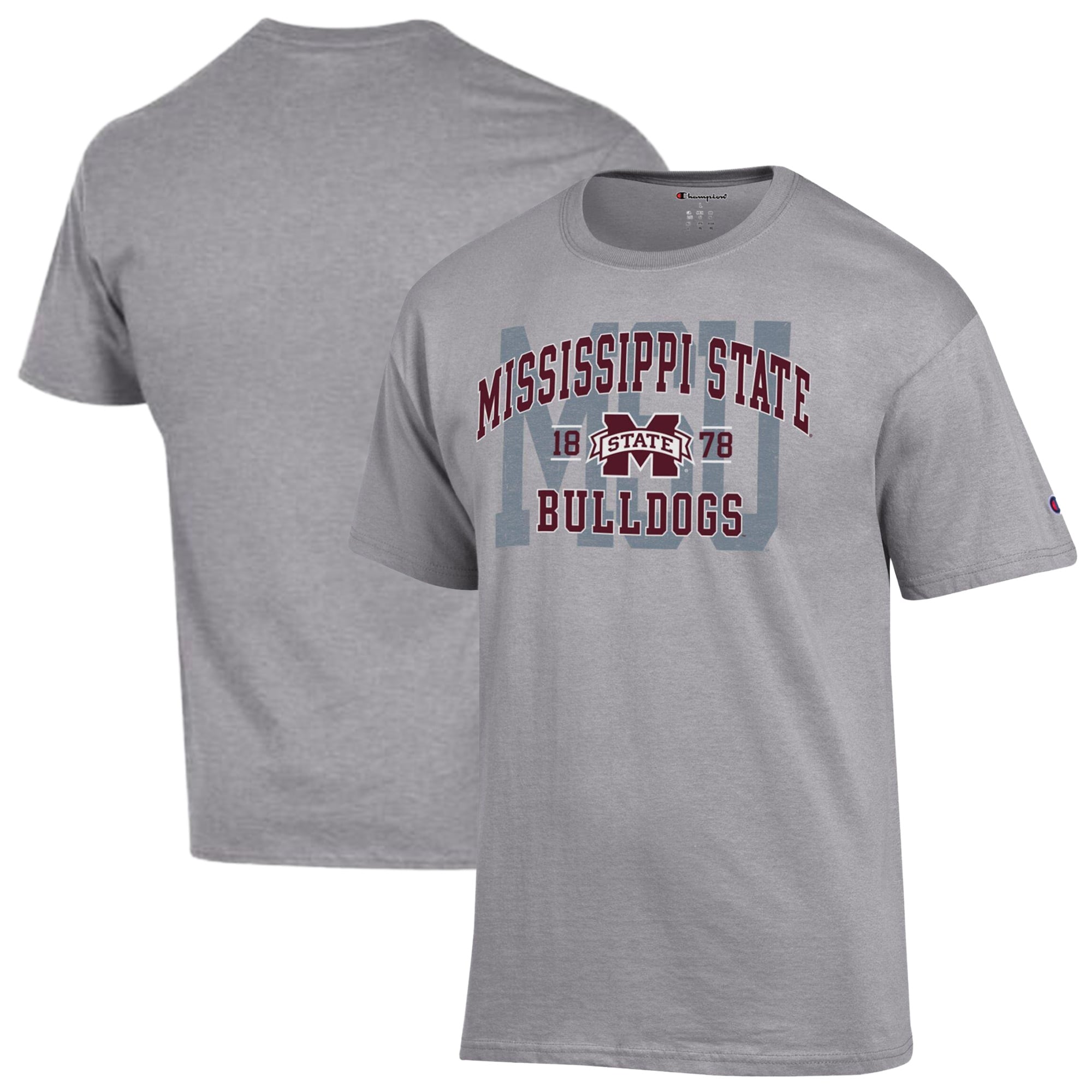 Men's Champion Heather Gray Maryland Terrapins Varsity T-Shirt