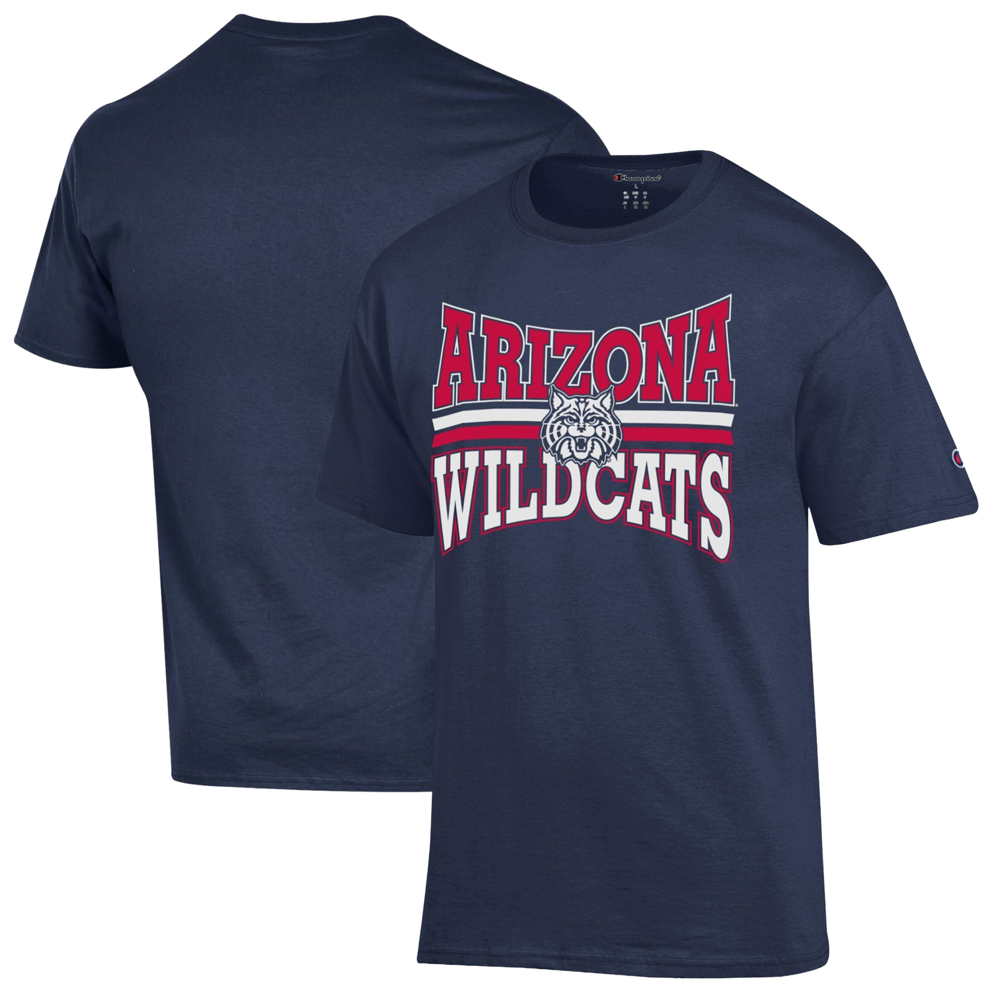 Men's Champion  Navy Arizona Wildcats Team Zoom T-Shirt