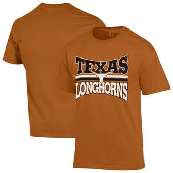 Men's Champion  Texas Orange Texas Longhorns Team Zoom T-Shirt