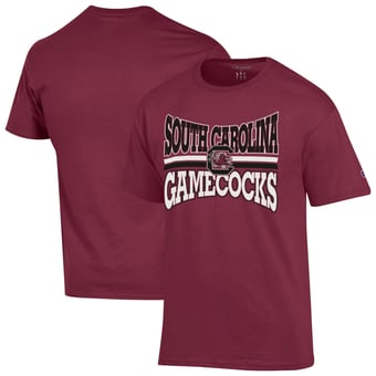 Men's Champion  Garnet South Carolina Gamecocks Team Zoom T-Shirt