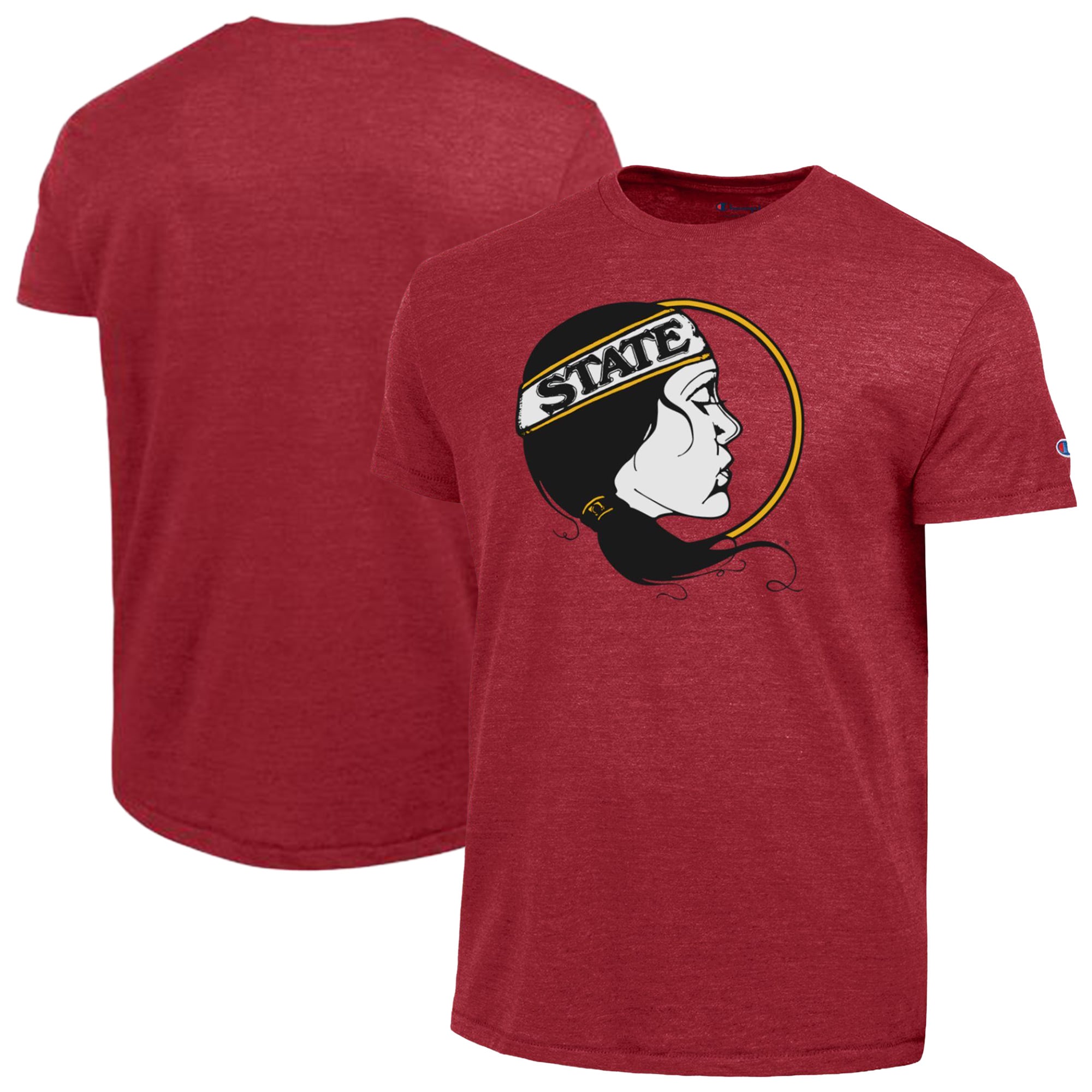 Men's Champion  Garnet Florida State Seminoles Vintage Triumph Tri-Blend T-Shirt