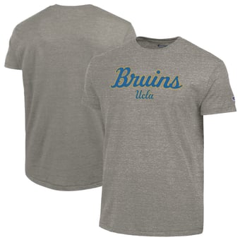 Men's Champion  Charcoal UCLA Bruins Vintage Triumph Tri-Blend T-Shirt