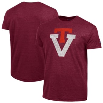 Men's Champion  Maroon Virginia Tech Hokies Vintage Triumph Tri-Blend T-Shirt