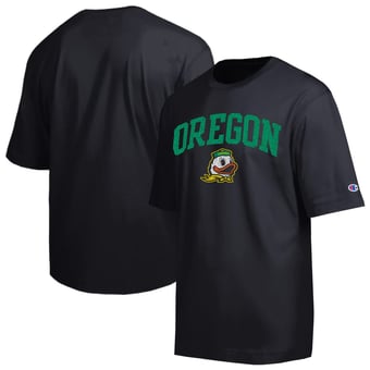 Men's Champion  Black Oregon Ducks Scholar All-Star T-Shirt