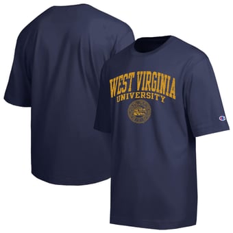 Men's Champion  Navy West Virginia Mountaineers Scholar All-Star T-Shirt