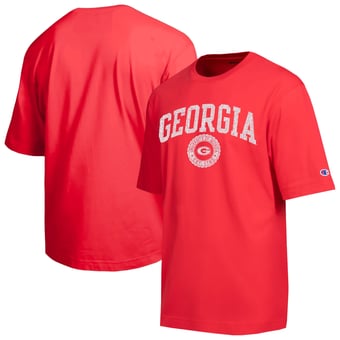 Men's Champion  Red Georgia Bulldogs Scholar All-Star T-Shirt