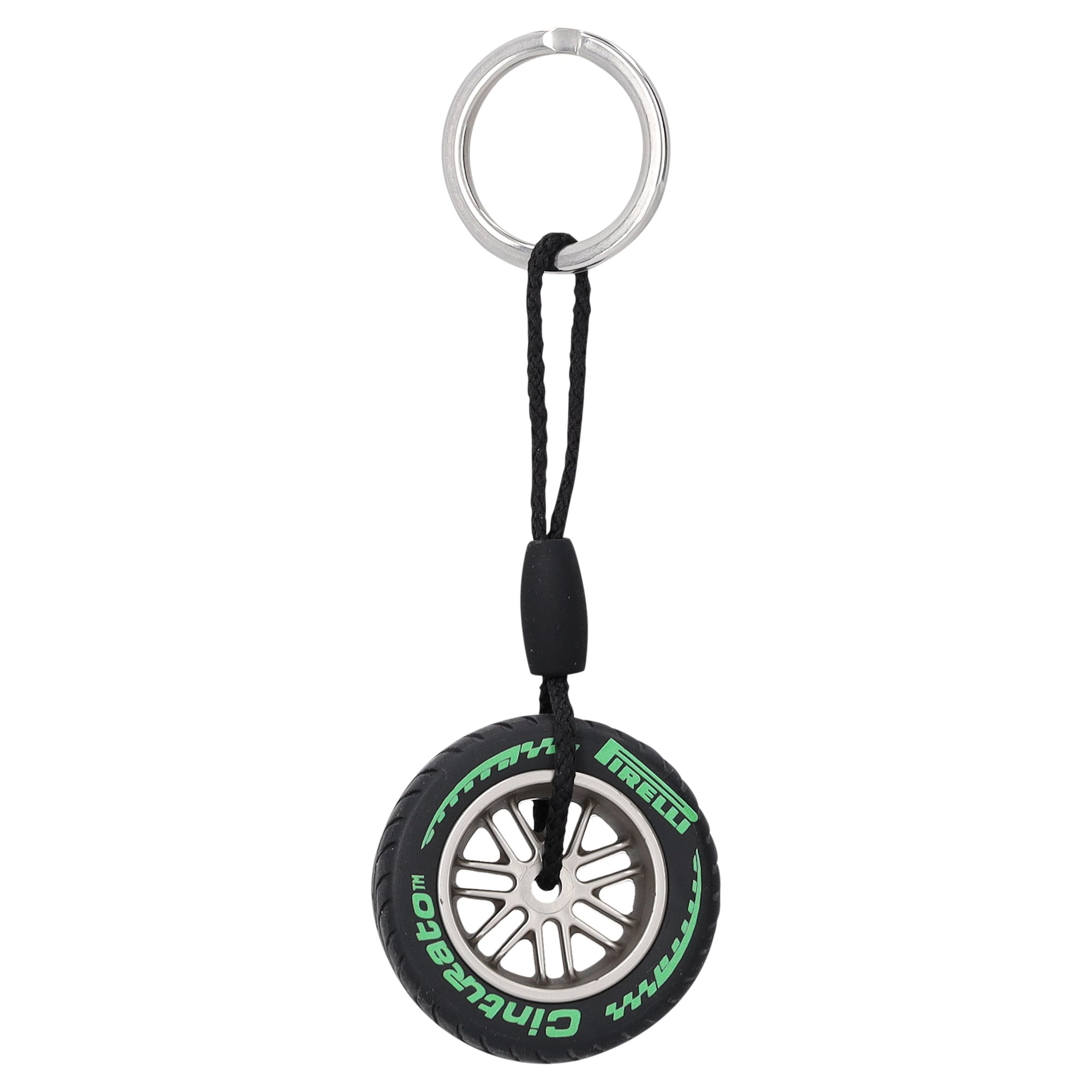 Pirelli Intermediate Tyre Keyring - Green