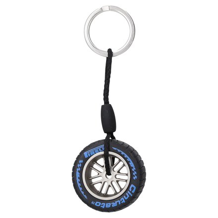 Pirelli Wet Tyre Keyring - Blue