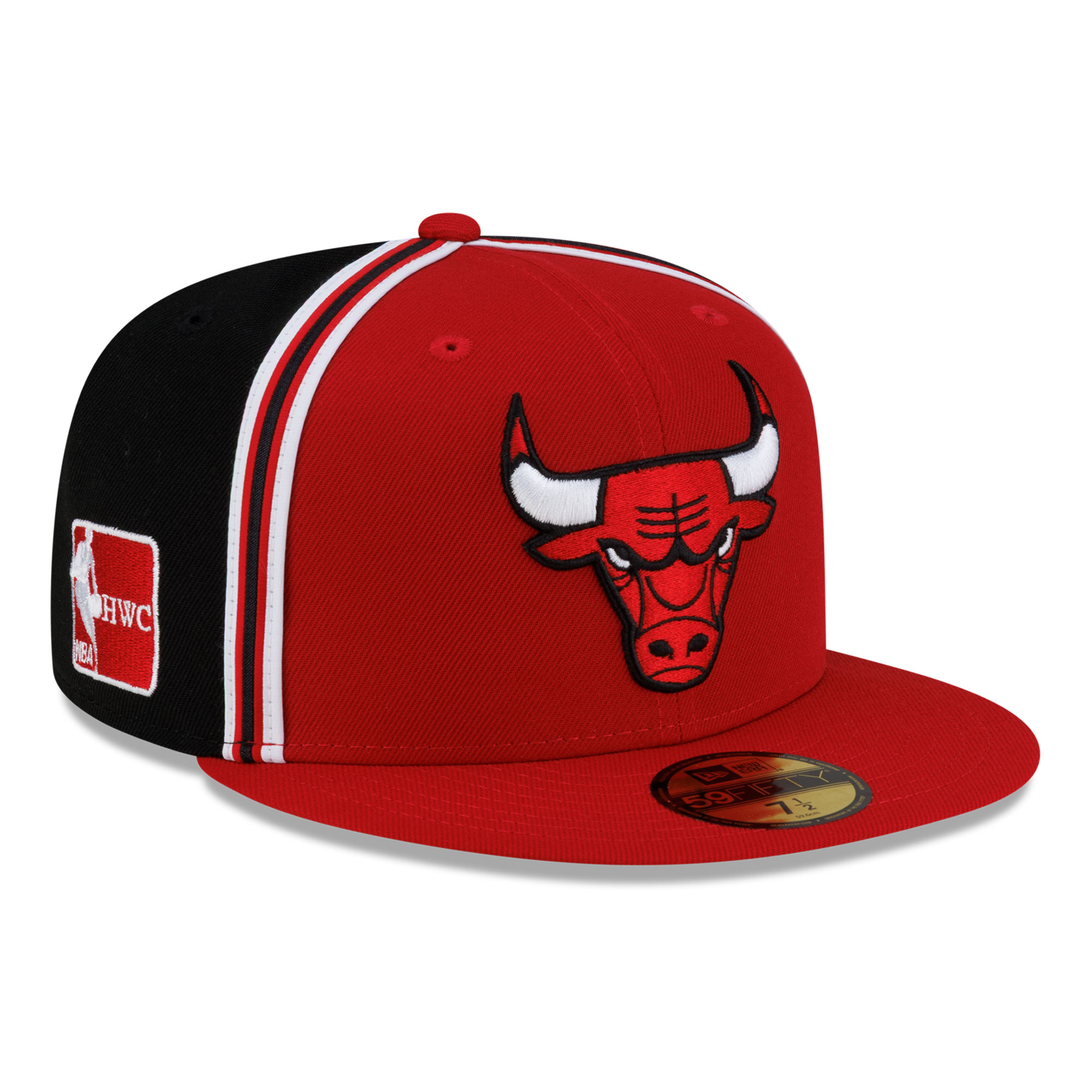 Men's New Era Dennis Rodman Red Chicago Bulls Player 59FIFTY Fitted Hat